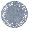 BA - Kids Washable Round Alphabet Area Rug