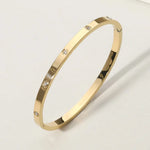 TL JSC Stainless Steel CZ Bangle