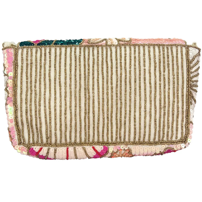 TL AO Beaded Clutch