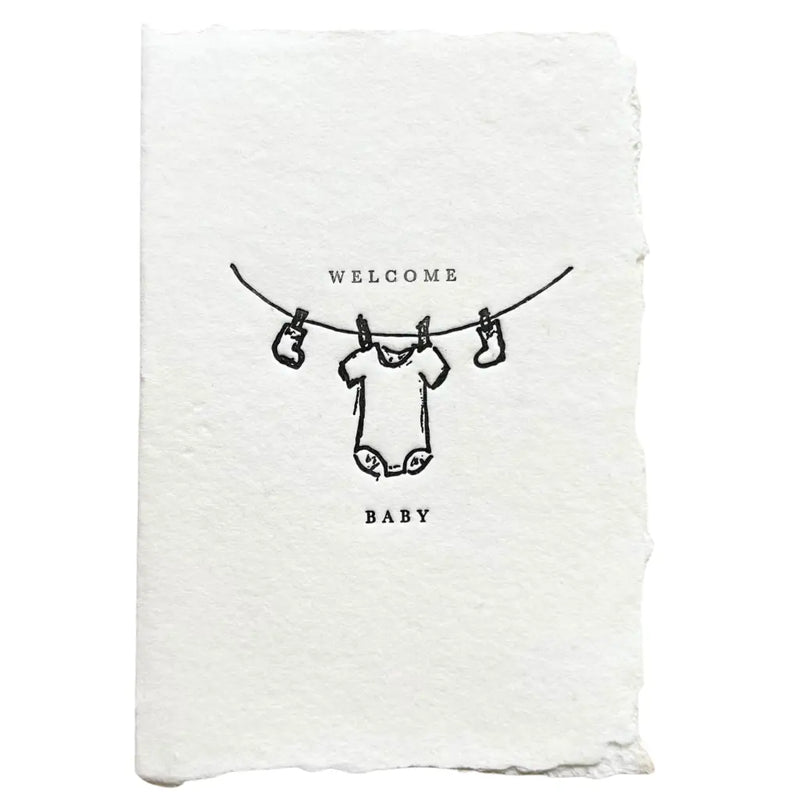 WS CARD - Welcome Baby Clothesline