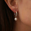 TL JKW Pearl Hoop Earring