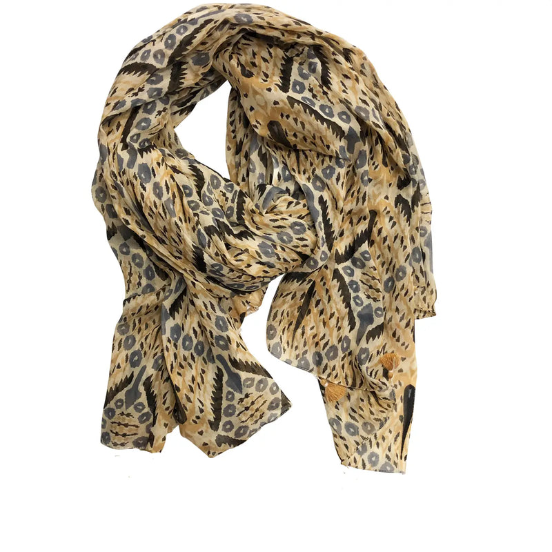 TL CL Printed Scarf