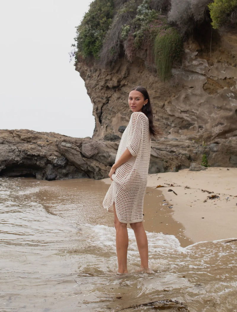 CC LAGUNA DRESS IN COTTON GAUZE