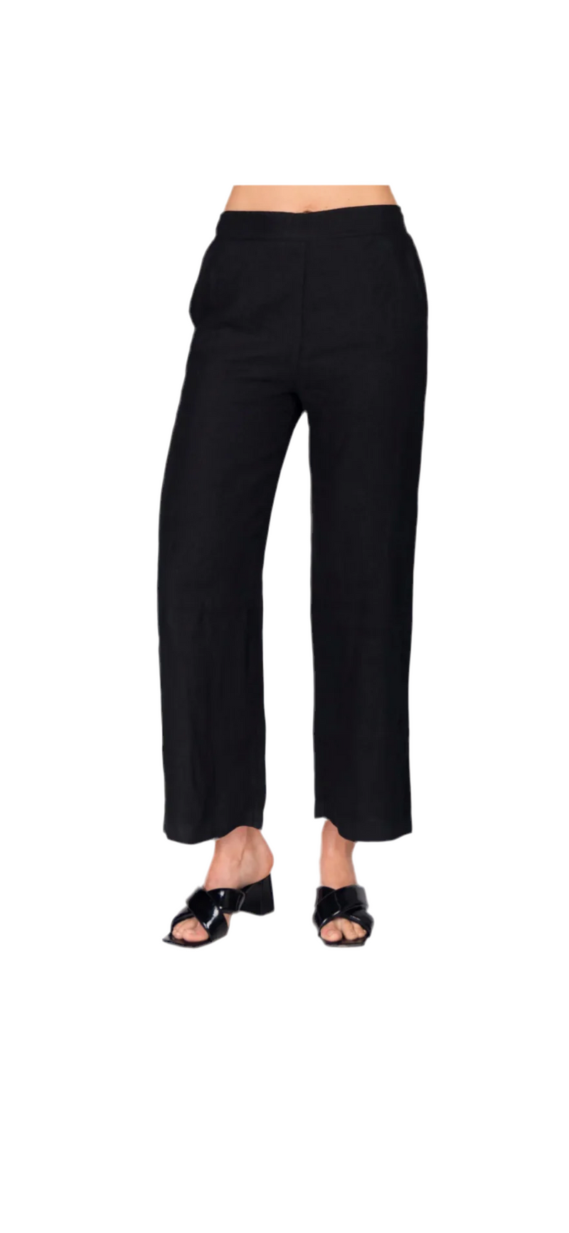 CC LINEN PANTS WITH LINING