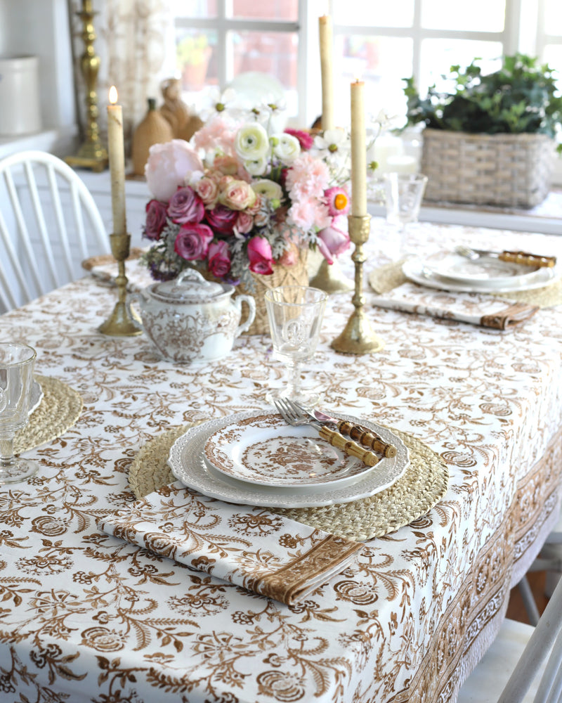 PAR Tablecloth Lilibet Mocha