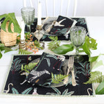 PAR Napkin Black Jungle, Set of 4