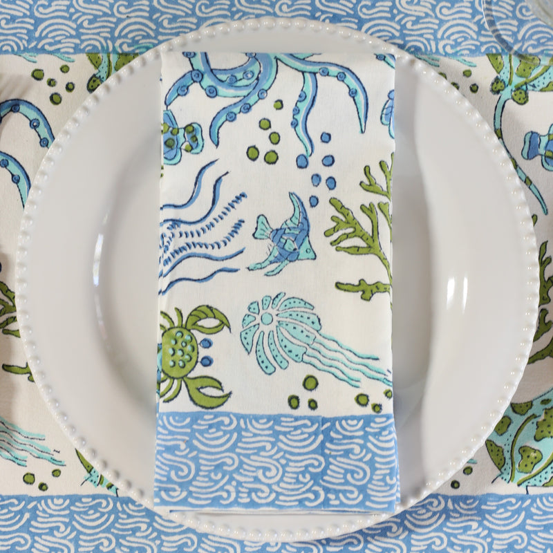 PAR Napkin Sea Life
