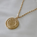TL JKW Vintage French Coin Necklace
