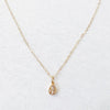 TL JTBC Teardrop CZ Necklace