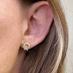 TL JGF Spike CZ Stud Earring