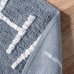 BA - Kids Washable Round Alphabet Area Rug