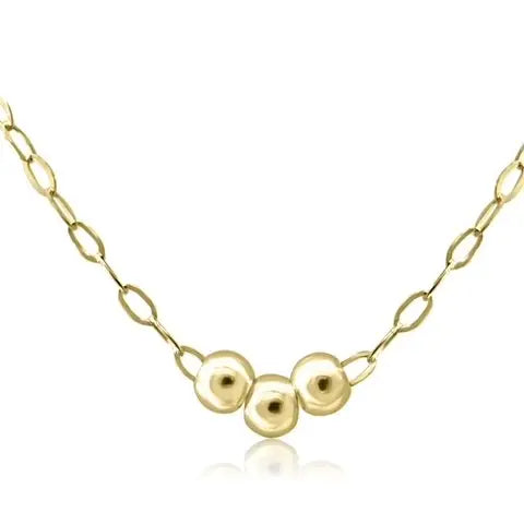 TL JSR Trio Ball Necklace