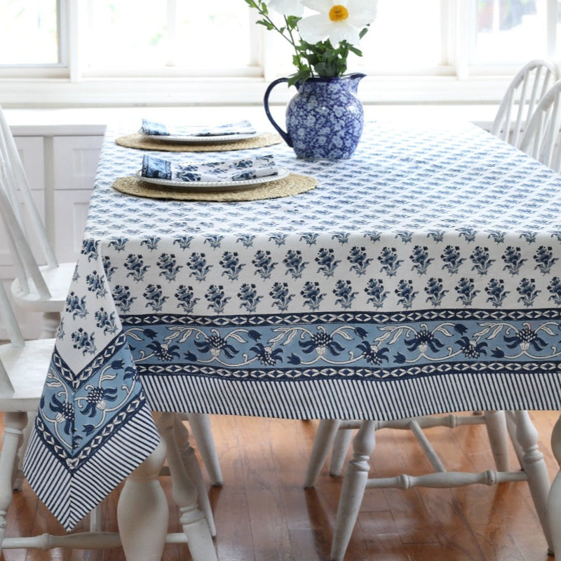 PAR Tablecloth Gayatri Buti Blue