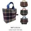 TL A DEIL Plaid Handbag