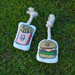 SP | Mini Dog Toy Set - Burger & Fries