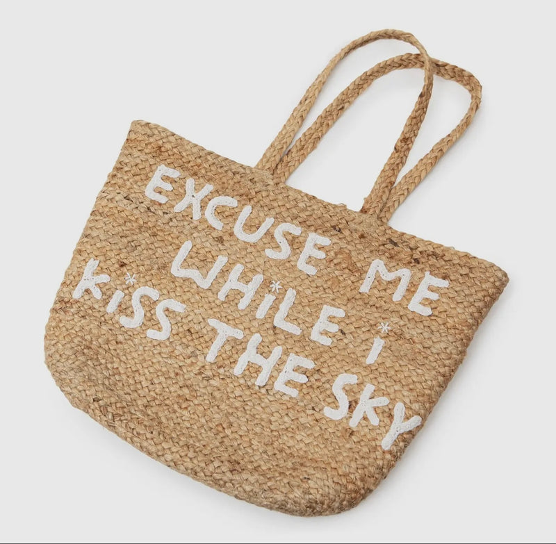 CC LARGE JUTE TOTE