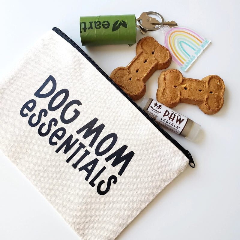 SP | Dog Mom Essentials - Canvas Zipper Pouch