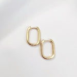 TL JTBC Oblong Hoop Earring