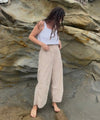 CC COTTON POPLIN PANT WITH ELASTIC WAIST