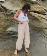 CC COTTON POPLIN PANT WITH ELASTIC WAIST