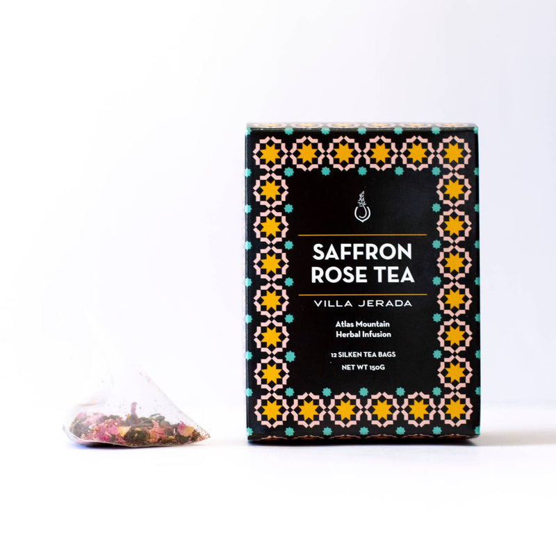 WS Saffron Rose Green Tea - 12 Tea Bags