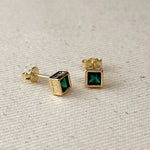 TL JGF Square Stud Earring