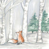 BA- Woodland Fox Art print