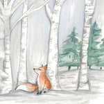 BA- Woodland Fox Art print