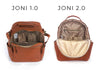 The Joni Backpack Diaper Bag High Quality Vegan Leather