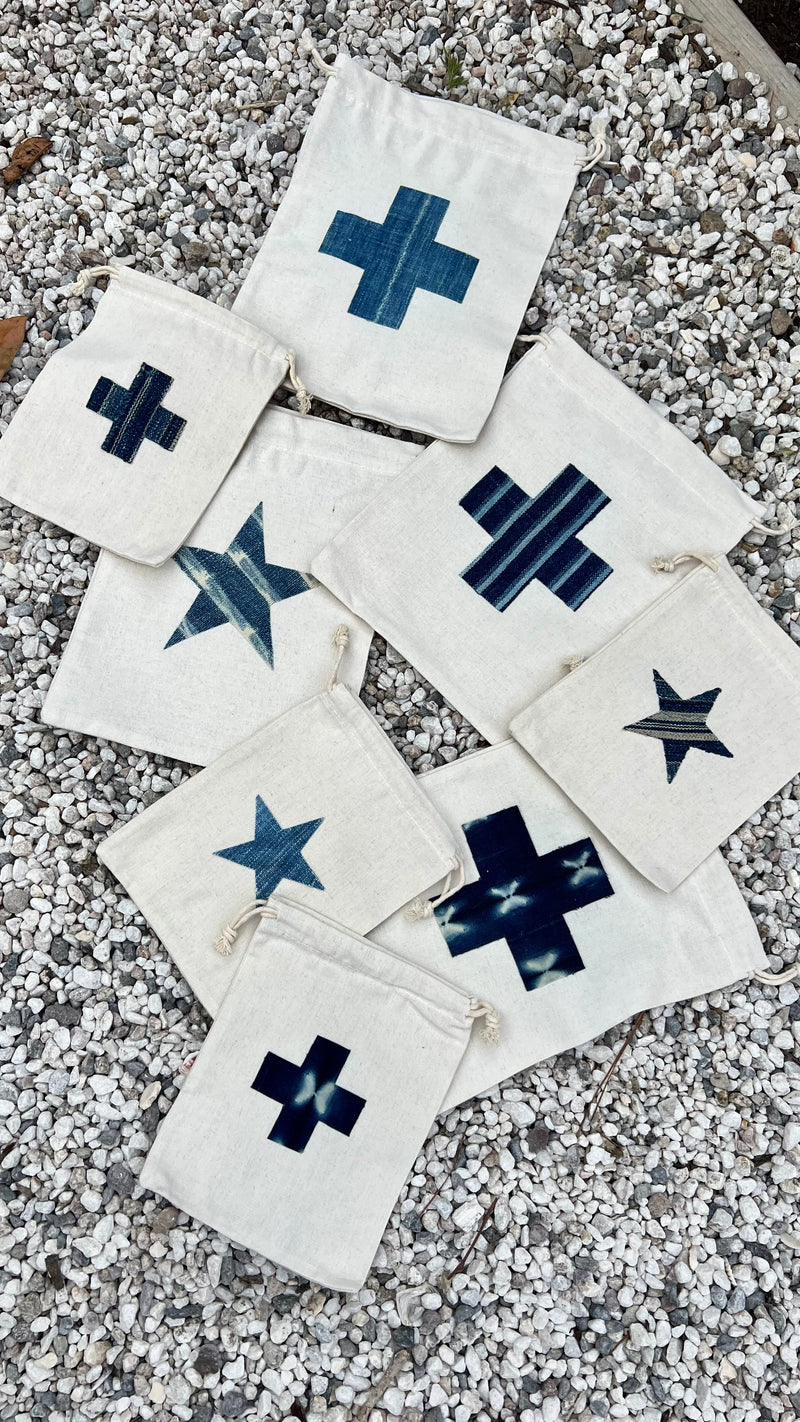 BB - Cotton + Indigo Gift Pouch