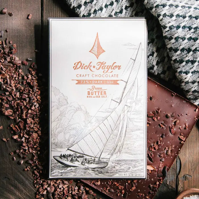 WS Brown Butter w/ Nibs & Sea Salt 73% Dark Chocolate