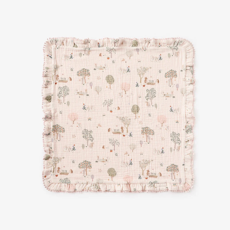 BA - Garden Picnic Organic Muslin Blankie 20x20