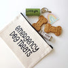 SP | Emergency Dog Treats - Canvas Zipper Pouch