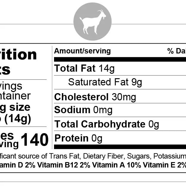 WS Goat Milk Ghee 7.5 oz