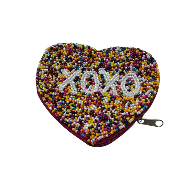 CC BEADED COIN PURSE