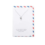 CC CUTE NECKLACE WITH ENVELOPE TO MAIL