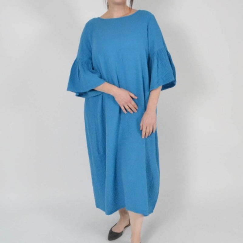 CC BRYNN WALKER KAHLO DRESS IN COTTON GUAZE