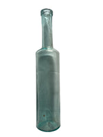 NS Vintage Aqua Glass Bottle