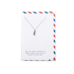 CC CUTE NECKLACE WITH ENVELOPE TO MAIL