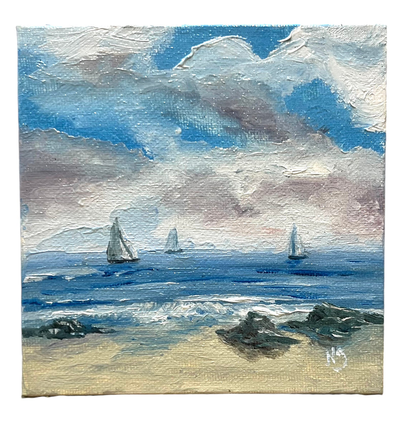 NSFA Original Oil Painting "Blue Skies"