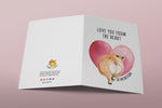 SP - Corgi Bottom Love You Card