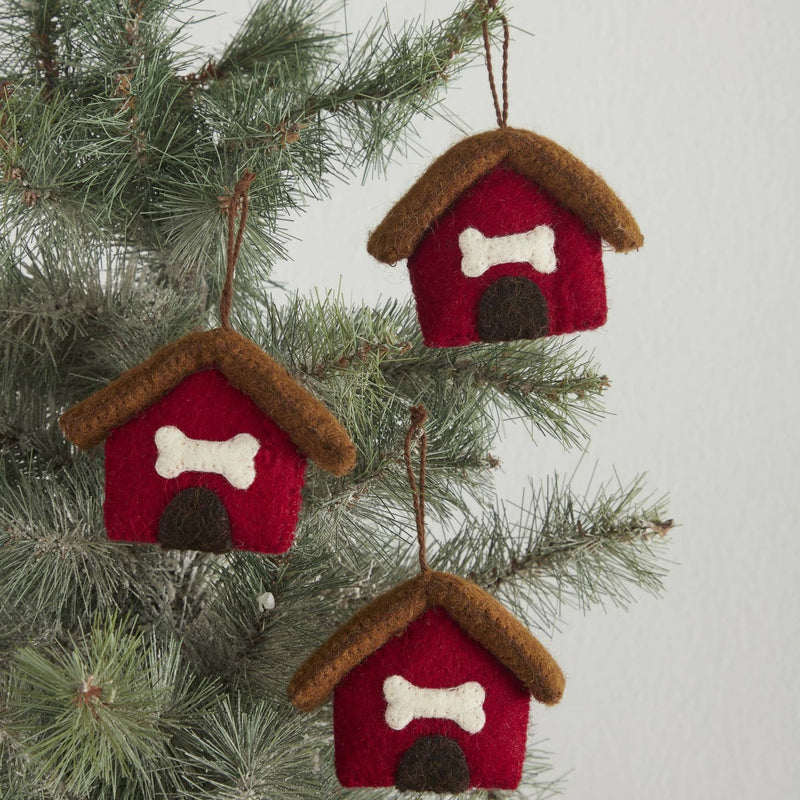 SP - Dog Lover Wool Ornaments + Garland Set