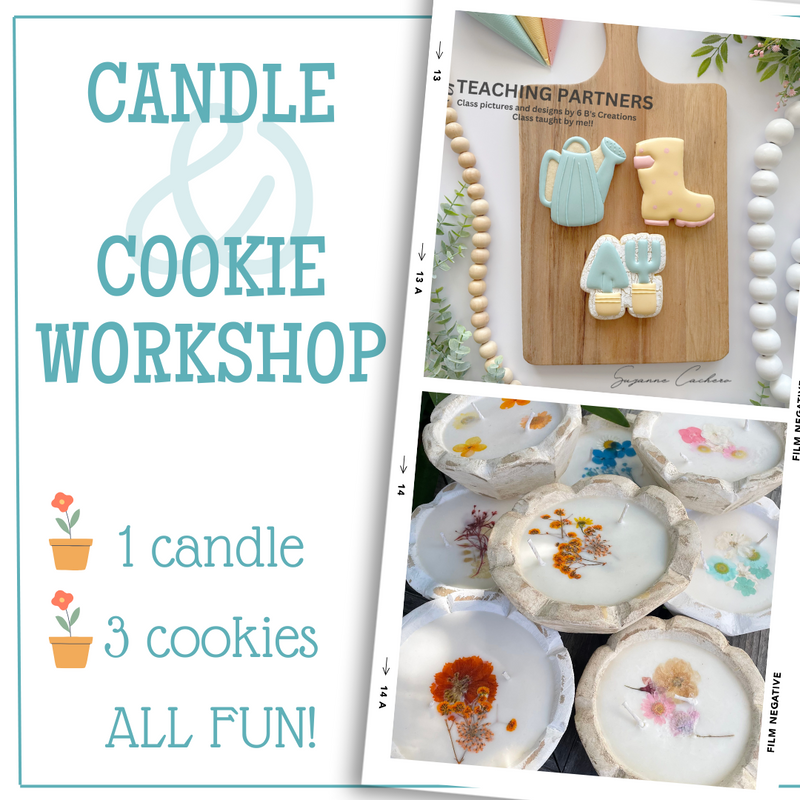 CANDLE & COOKIE WORKSHOP ・Tuesday, March 11th · 5:30 pm-7:30 pm