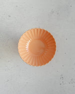 SP | Peach Scallop Ceramic Cat Bowl