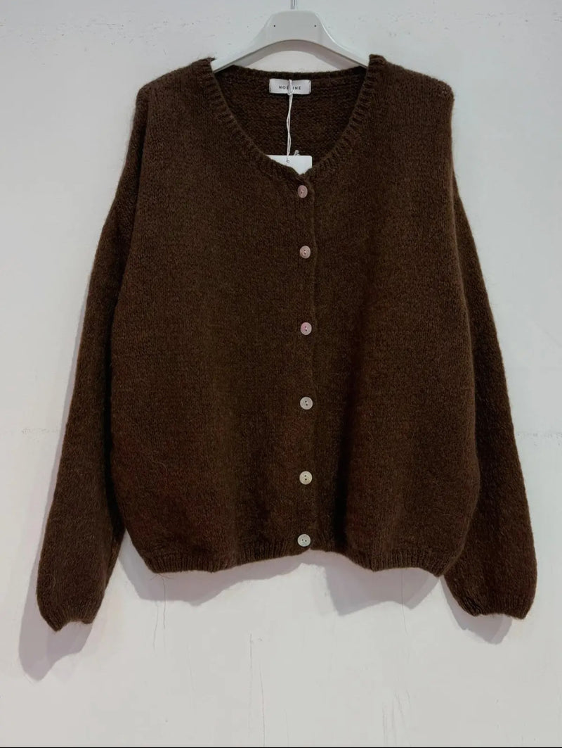 CC L/S MOHAIR CARDIGAN SWEATER
