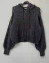 CC MOHAIR HOODED CARDIGAN