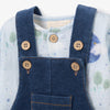 BA - Magical Adventure Organic Muslin Top + Corduroy Overalls