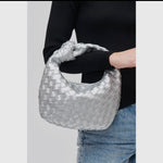 CC WOVEN CLUTCH