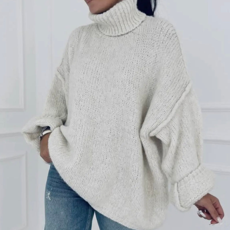 CC OVERSIZED MOHAIR TURTLENECK sweater