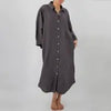 CC SUNDAY MORNING BUTTON UP MAXI DRESS